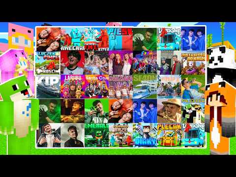 OCENIAMY 50 PIOSENEK YOUTUBERÓW w Minecraft!