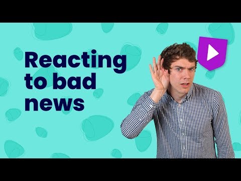 【実用英語】悪いニュースを聞いた時、丁寧な英語で返答しよう！