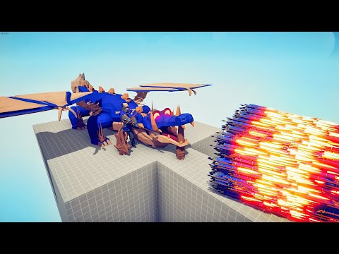 TRAPPED DRAGON vs EVERY GOD - Totally Accurate Battle Simulator TABS