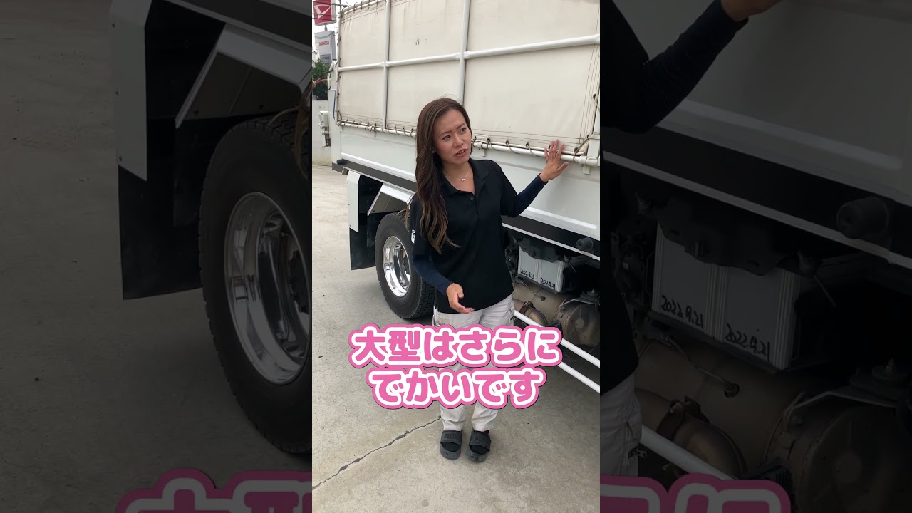 なっつ先輩にダンプの種類を聞いてみた！【DANPOO（ダンプー）ドライバー ダンプ女子ぴーなっつ】#Shorts #日野 #レンジャー