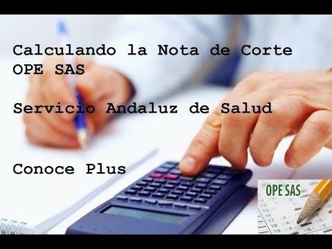 CALCULO DE LA NOTA DE CORTE EN LAS OPOSICIONES DEL SERVICIO ANDALUZ DE SALUD.