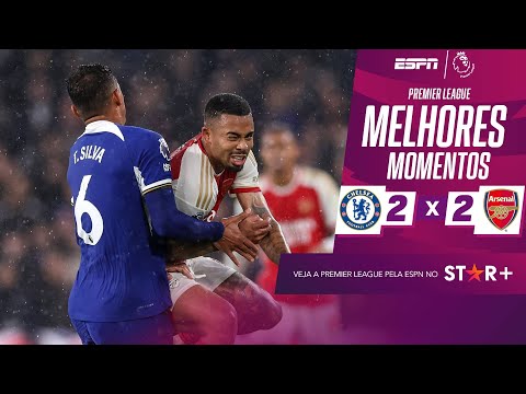 Gols e lances de Chelsea x Arsenal