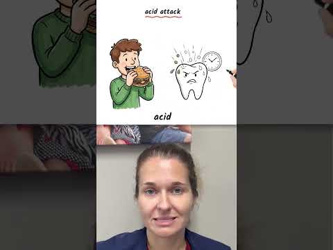 Amber-Lee, registered dental hygienist, explains whether it is bad to brush your teeth right after eating at Bright White Dental Hygiene Clinic in Riverview NB