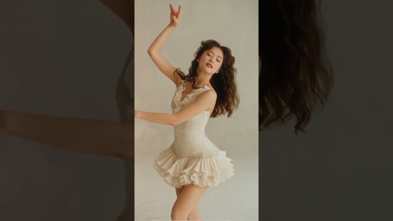 📸動く昭和ブロマイド 45｜憧れのフィギュアスケーター #昭和 #職業 #shorts #ai