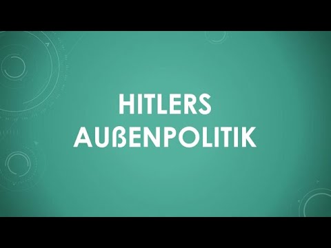 Hitlers Außenpolitik einfach und kurz erklärt