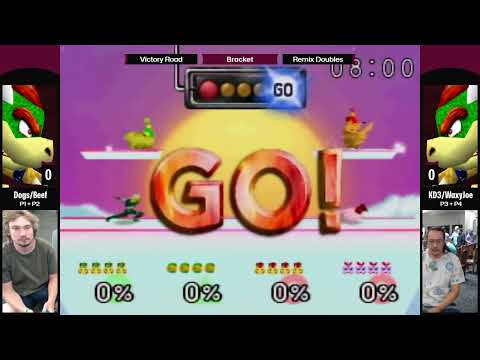 Victory Road - B33F & Dogs_Johnson vs. KD3 & Waxy:Joe - SSB64 Doubles Winners Finals