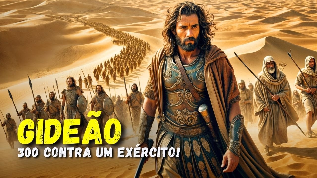 GIDEÃO E AS TROMBETAS - Como VENCEU a GUERRA Só Com 300 Homens | HISTÓRIAS BÍBLICAS