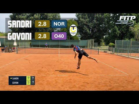 Tennis: Komplettes Trainings-Set in 4K | Italienische zweite Kategorie – Tennisclub Parma