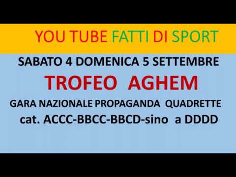 Bocce : Programma Trofeo Aghem