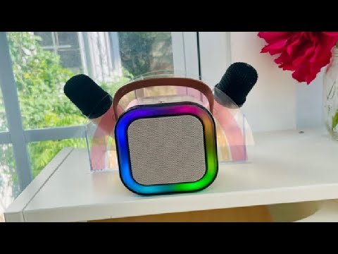 Mini Karaoke Machine for Kids and Adults, with 2 Wireless Microphones and Lights Review