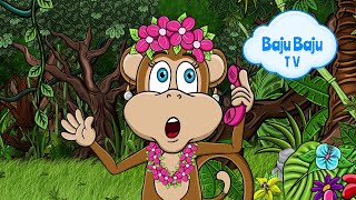 Pięć małpek Piosenki dla dzieci bajubaju.tv pięć małych małpek