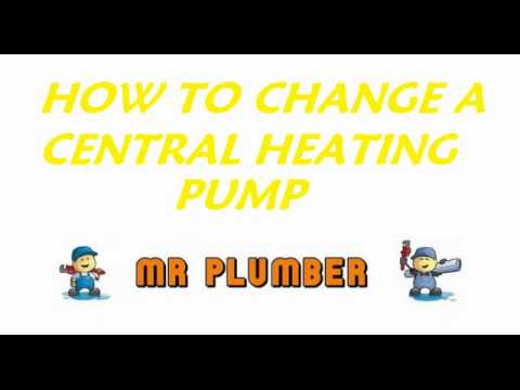 How to change a central heating pump