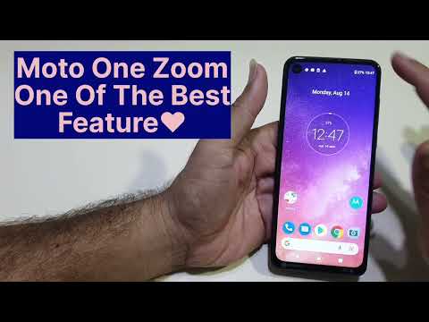 Moto One Zoom Best Features Explain New Gesture