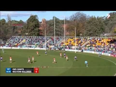 Round 15 AFL - GWS Giants v Western Bulldogs Highlights
