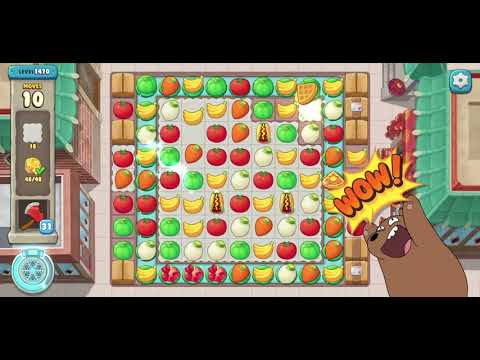 We Bare Bears Match3 Repairs Level 1470 - No Boosters