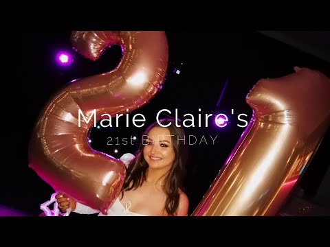 Marie Claire 21st Birthday at GHA Rugby Club