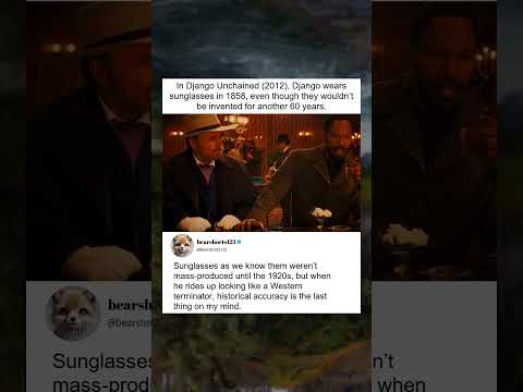 Django’s 1858 Sunglasses: Anachronism