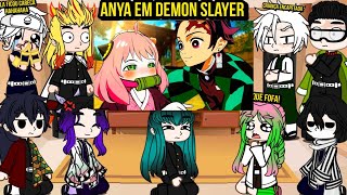 Hashiras React E Se a Anya Forger fosse irmã do Tanjiro Kamado no Demon Slayer VR 😂❤️