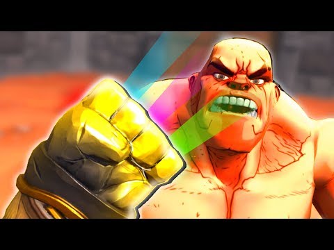 GORN'S OWN INFINITY GAUNTLET? SUPER POWERFUL WEAPON! | Gorn VR (HTC Vive Gameplay)