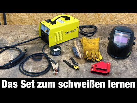 Weldinger M 130 mini Flux, das perfekte Gerät zum MAG schweißen lernen, ohne Gas mit Fülldraht