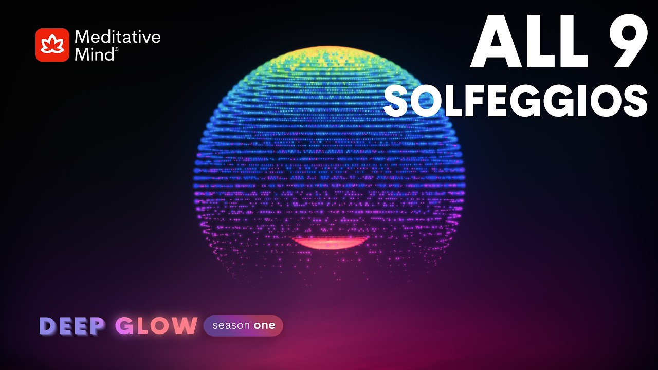 All 9 SOLFEGGIOS 》174Hz to 963Hz 》Full Night Healing 》Whole Body Aura Cleanse || DEEP GLOW