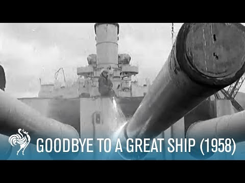 Goodbye To A Great Ship: HMS Duke of York (1958) | British Pathé