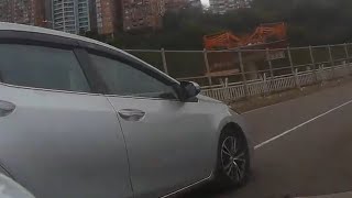 這個轉彎我覺得不行。（檢舉成功）