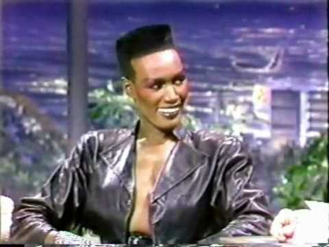 Grace Jones On Johnny Carson - 1985