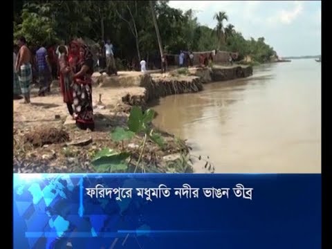 মধুমতি নদীর ভাঙন তীব্র