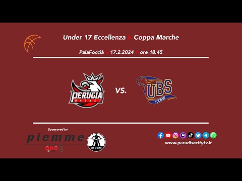 HIGHLIGHTS UNDER 17 ECCELLENZA BASKET - COPPA MARCHE 2023-2024 - PERUGIA BASKET vs. UBS FOLIGNO