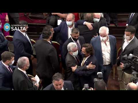 El gobernador Sáenz aseguró que durante su gestión la inversión en obra pública creció un 600%