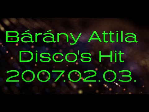 Bárány Attila - Live @ Club Jamaica Disco's Hit 2007.02.03.