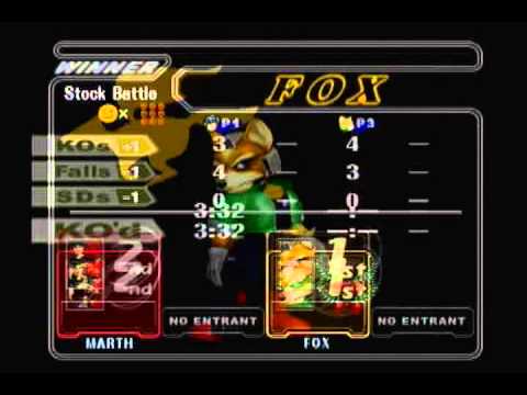 SWEET XII - Mew2King (Marth, Mewtwo) vs Duck (Fox)