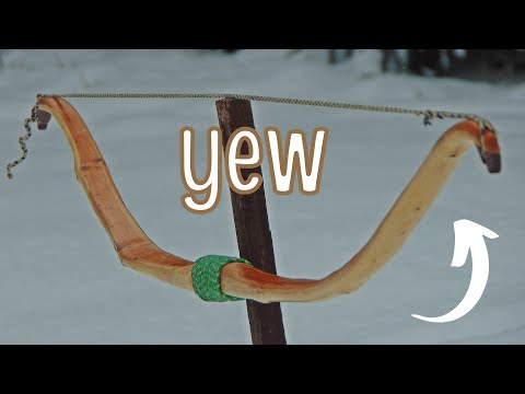 Making a Yew Branch Bow