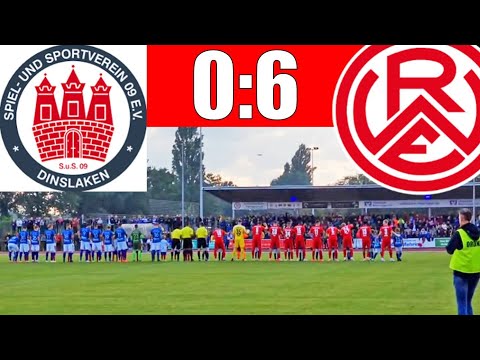 SuS Dinslaken 09 - Rot-Weiss Essen 0:6 || Sorry miese(!!!) Qualität leider | Niederrheinpokal