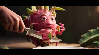 Self Serving Fruits Cut, AI ASMR