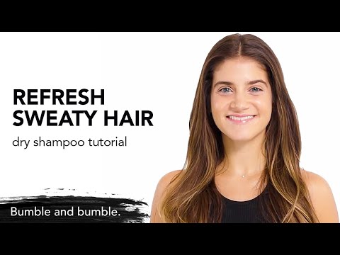 How to use new dry shampoo mist for sweaty hair | Post...