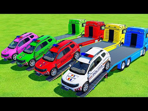 JOHN DEERE vs FENDT vs CLAAS vs VALTRA vs MCCORMICK TRACTORS BATTLE - Farming Simulator 22#243