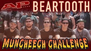 BEARTOOTH scarf down giant sandwiches in the Muncheech Challenge