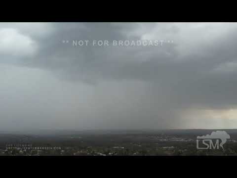 04-14-2022 Hatfield PA Aerial View of Approaching Severe Storm