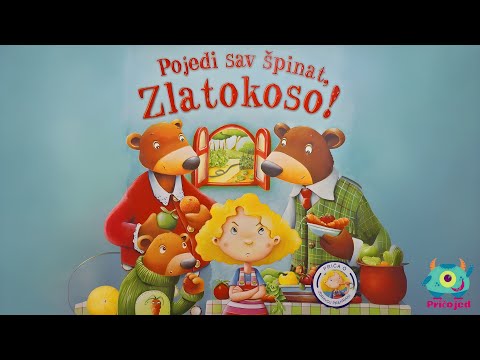 🍽️ Pojedi sav špinat, Zlatokoso! | Priča za djecu o važnosti zdrave prehrane