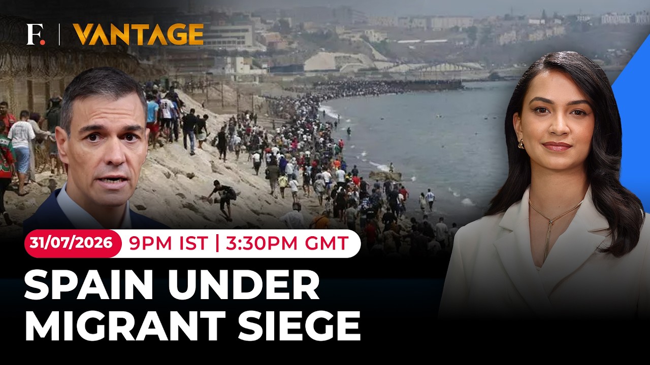 Moroccan Migrants Pour Into Spain's Ceuta Amid Europe's Migrant Crisis | Vantage on Firstpost
