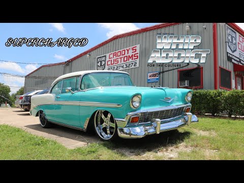 Supercharged LS-Swapped 1956 Chevrolet Bel Air