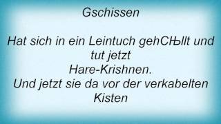 Ludwig Hirsch - Die Weihnachtstraurigkeit Lyrics