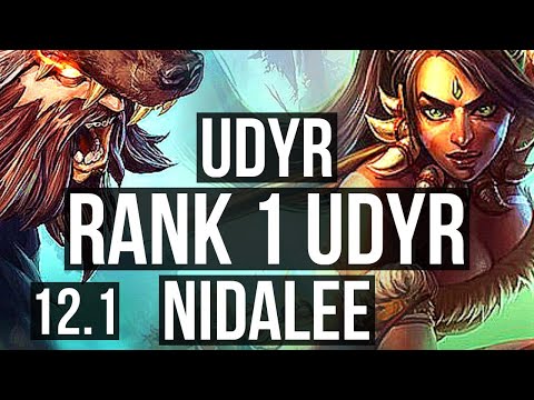UDYR vs NIDA (JNG) | Rank 1 Udyr, 5/2/13 | KR Master | 12.1