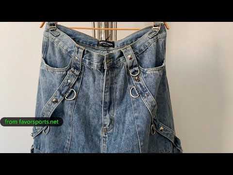 Balenciaga Raver Baggy Jeans Details Look!