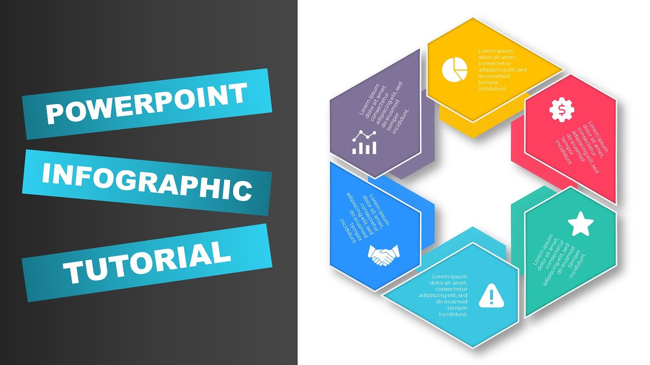 Clean 6 Options Business Infographic | PowerPoint Tutorial