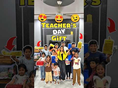 Teacher's Day Gift 😍😣 Day 883 #minivlog #ashortaday #tranding #shorts #omnamahshivay