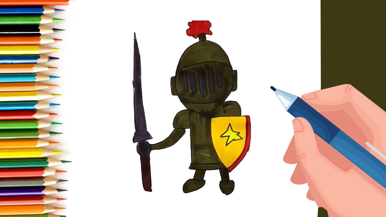 How To Draw a Knight Easily