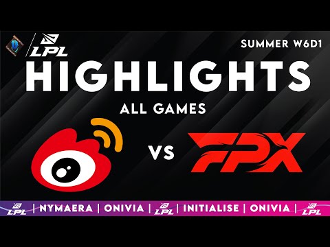 WBG vs FPX Highlights ALL GAMES | LPL 2025 Split 3 | Weibo Gaming vs FunPlus Phoenix by Onivia